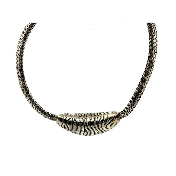 Estate Designer Sterling Silver 18” Heavy Chain Link Necklace! 167 - Picture 1 of 6